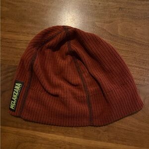 Melanzana Brick Red Beanie
